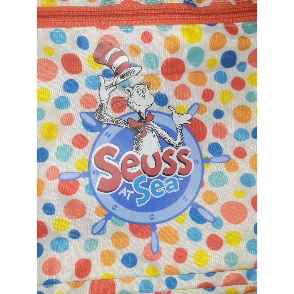 Dr. Seuss Backpack Kids Toddler School Bag‎ Bookbag Seuss at Sea Polka Dot